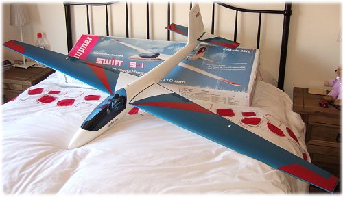 My Graupner Swift S-1 rc glider