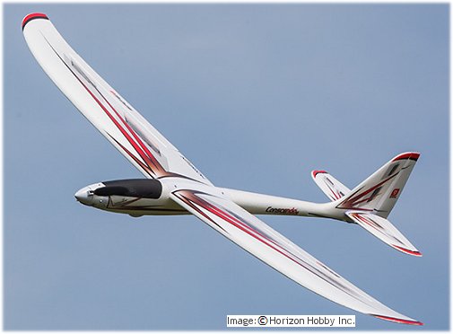 HobbyZone Conscendo RTF RC powered glider