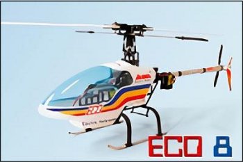 L'Eco 8 a été le premier hélicoptère RC électrique réaliste