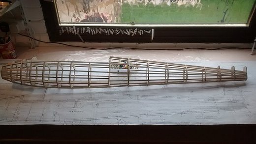 Lunak fuselage halves joined together