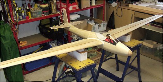 rc glider plans balsa