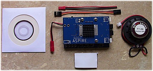 The MrRCSound Aspire is perfect for electric warbirds