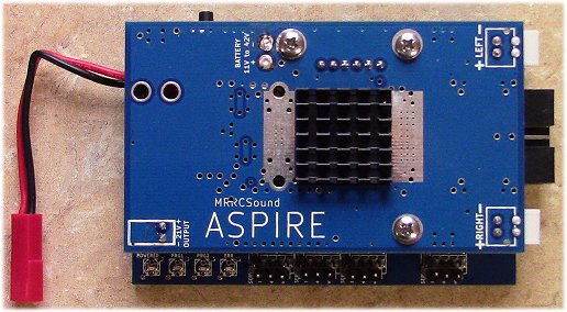The MrRCSound Aspire sound unit