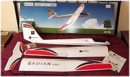 parkzone radian glider