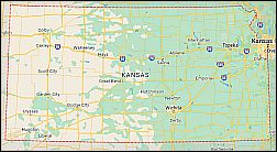 Google Map of Kansas