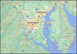 Google Map of Maryland