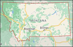 Google Map of Montana
