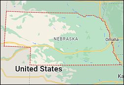 Google Map of Nebraska