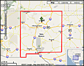Google Map of New Mexico