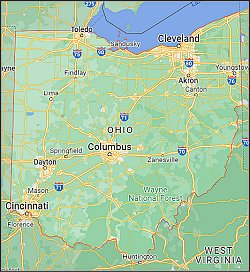 Google Map of Ohio