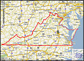 Google Map of Virginia