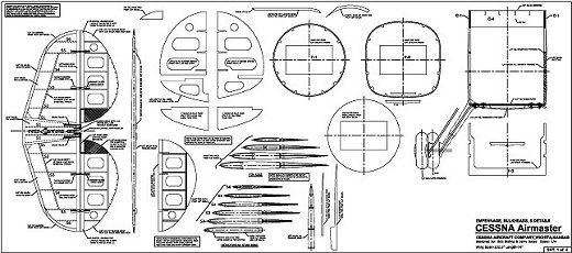 RC Cessna Airmaster plan sample 2