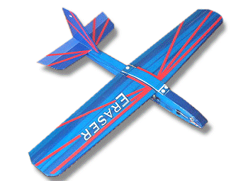 New GINO Model Glider Kit for free flight or radio control with built up wing 