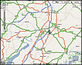 Google Map of Gloucestershire