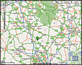 Google Map of Staffordshire