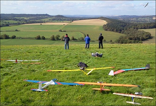 RC gliding in Wiltshire