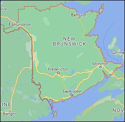 Click to open Google Map of New Brunswick