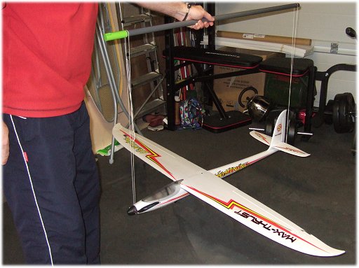 Roll balancing an rc plane