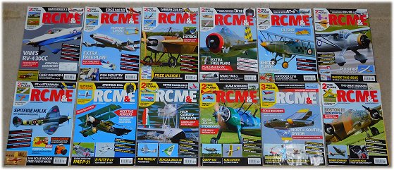 My back issue RCM&E magazines