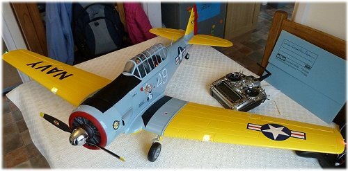 at6 texan rc airplane
