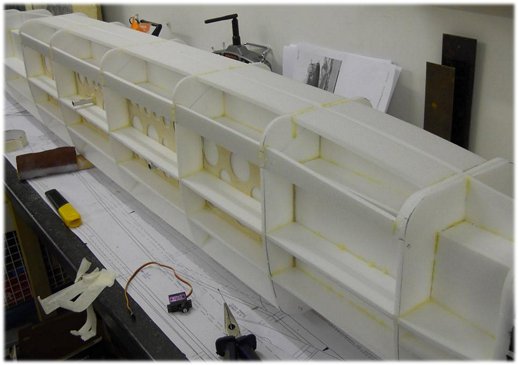 rc airplane building board