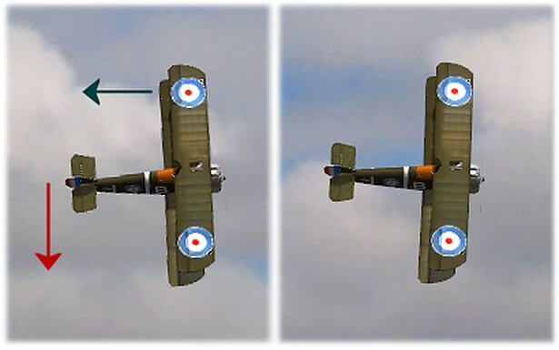 rc plane aileron