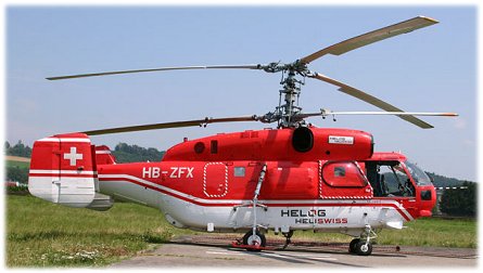 A coaxial Kamov helicopter
