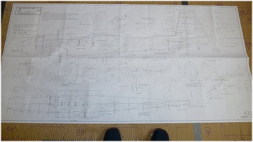 Plan of the Lunak glider by Mick Moore