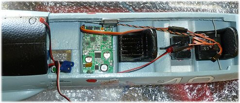 MrRCSound board in cockpit