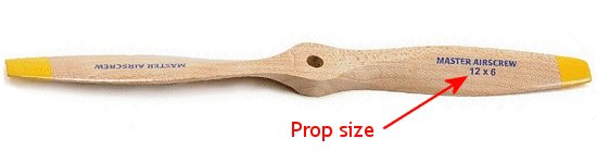 rc plane prop