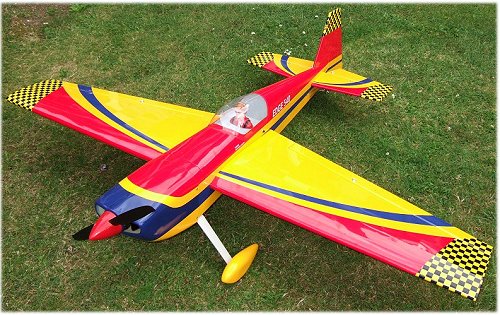 A typical rc aerobatic airplane