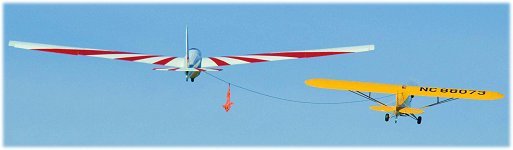 Launching rc gliders - aerotow