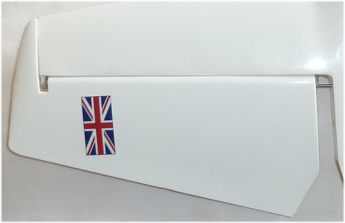 Fin and rudder of the Swift S-1